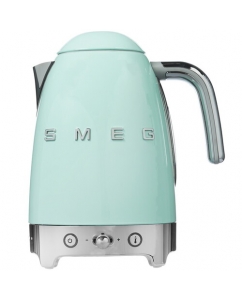 Купить Электрочайник Smeg KLF04PGEU зеленый нержавеющая сталь, 1.7 л, 2400 Вт, фильтр, скрытый нагревательный элемент, терморегулятор, зеленый, серебристый в Техноленде