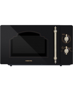Купить Микроволновая печь HIBERG VM-4288 BR черный 20 л, 700 Вт, переключатели - поворотный механизм, черный в Техноленде