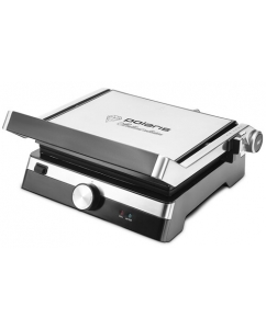 Купить Гриль Polaris PGP 1902 серебристый 2000 Вт, антипригарное покрытие, сменные панели, серебристый в Техноленде