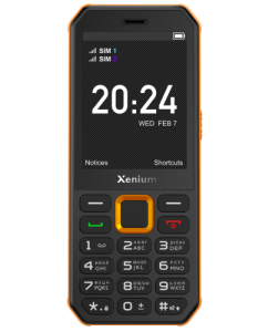 Купить Сотовый телефон Xenium X300 оранжевый/черный в Техноленде