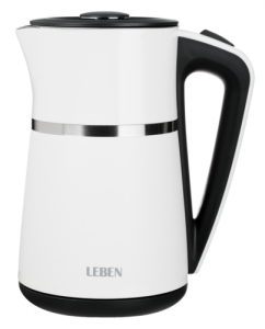 Купить Электрочайник LEBEN 291-126 белый в Техноленде