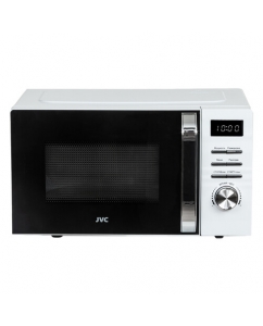 Купить Микроволновая печь JVC JK-MW260D белый 20 л, 700 Вт, переключатели - поворотный механизм, кнопки, дисплей, белый в Техноленде