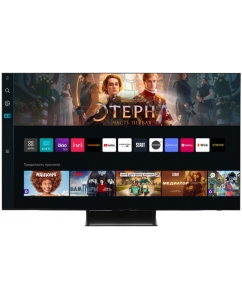 Купить 55" (138 см) Телевизор Samsung QE55S90DAUXRU черный в Техноленде