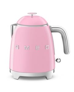 Купить Электрочайник Smeg KLF05PKEU розовый пластик, нержавеющая сталь, 0.8 л, 1400 Вт, скрытый нагревательный элемент, розовый в Техноленде