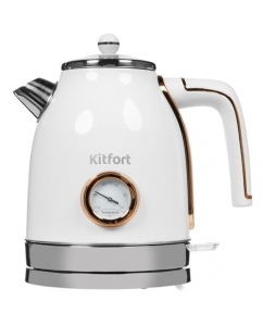 Купить Электрочайник Kitfort KT-6102-3 белый в Техноленде