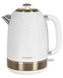 Купить Электрочайник Hyundai HYK-S4500 белый в Техноленде