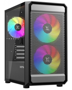 Купить Корпус XASTRA A303M 3ARGB [A303M-2FC14A-1FC12A-D] черный в Техноленде