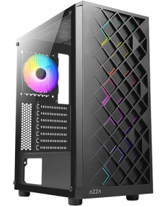 Купить Корпус AZZA SPECTRA BLACK [CSAZ-280B SPECTRA] черный в Техноленде