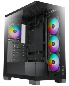 Купить Корпус AZZA COVE [CSAZ-570B] черный в Техноленде