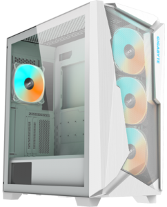 Купить Корпус GIGABYTE C301 GLASS WHITE V2 [28300-GC301W-1CKR] белый в Техноленде
