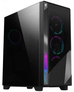 Купить Корпус GIGABYTE AORUS C500 GLASS [28300-AC500-1CKR] черный в Техноленде