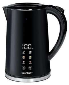 Купить Электрочайник Scarlett SC-EK21S66 черный в Техноленде