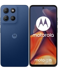 Купить 6.72" Смартфон Motorola Moto G15 256 ГБ синий в Техноленде