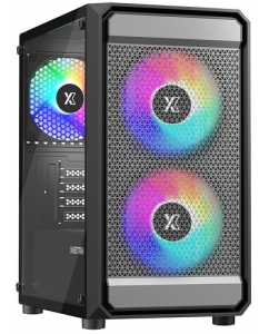Купить Корпус XASTRA A303M 3FRGB [A303M-2FC14F-1FC12F] черный в Техноленде