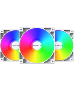Купить Комплект вентиляторов Montech GF120 ARGB PWM [GF120W3P] в Техноленде