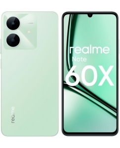 Купить 6.74" Смартфон realme Note 60x 128 ГБ зеленый в Техноленде
