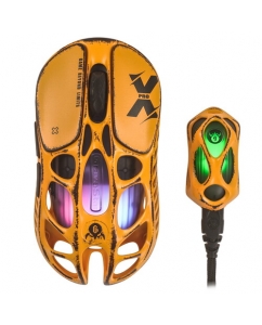 Купить Мышь беспроводная/проводная Gravastar Mercury X Pro Special Edition Battle Worn-Yellow [80004567] желтый в Техноленде
