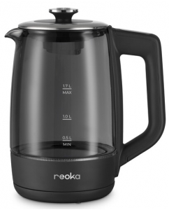Купить Электрочайник Reoka RKEK-14T черный в Техноленде
