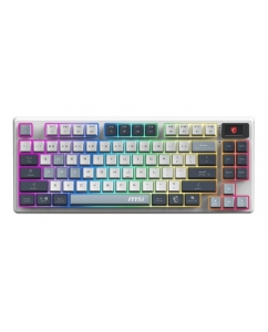 Купить Клавиатура проводная + беспроводная MSI FORGE GK600 TKL Wirelss Sky в Техноленде