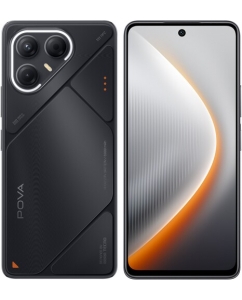 Купить 6.78" Смартфон Tecno POVA 7 5G 128 ГБ черный в Техноленде
