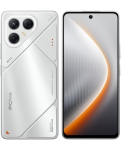 Купить 6.78" Смартфон Tecno POVA 7 5G 128 ГБ серебристый в Техноленде