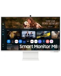 Купить 31.5" Монитор Samsung Smart M8 M80F UHD белый в Техноленде