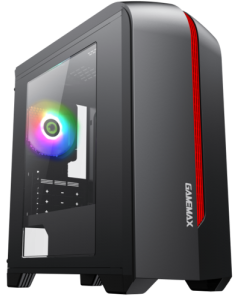 Купить Корпус GameMax Centauri BR [Centauri Black Red] черный в Техноленде
