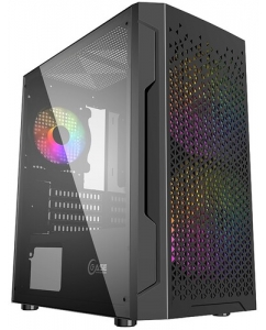Купить Корпус Powercase Mistral Micro Z3B Mesh LED [CMIMZB-L3] черный в Техноленде