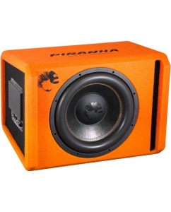 Купить Автосабвуфер активный DL Audio Piranha 15A V.2 Orange активный, 15", 500/1000Вт, 20-230 Гц в Техноленде