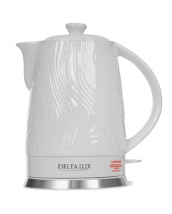 Купить Электрочайник DELTA LUX DE-1022 белый в Техноленде