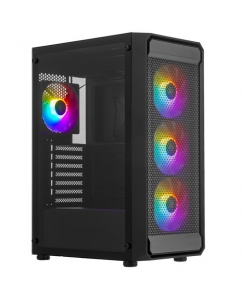 Купить Корпус XASTRA A403 4ARGB [A403-4FC12F] черный в Техноленде