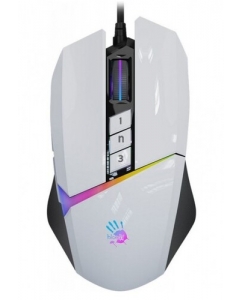 Купить Мышь проводная A4Tech Bloody W60 Max [W60-Max-Panda White] белый в Техноленде