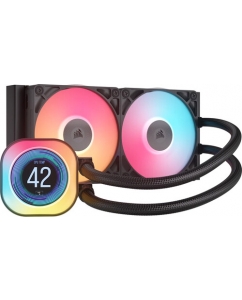 Купить Система охлаждения Corsair iCUE LINK TITAN 240 RX LCD черная в Техноленде