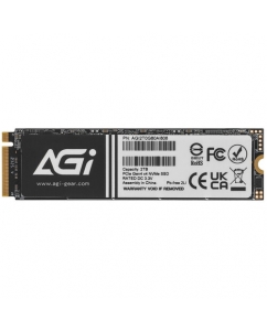 Купить 2000 ГБ M.2 NVMe накопитель AGI AI808 [AGI2T0G80AI808] в Техноленде