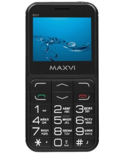 Купить Сотовый телефон Maxvi B231 черный в Техноленде