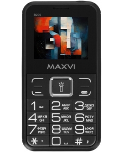 Купить Сотовый телефон Maxvi B200 черный в Техноленде