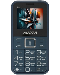 Купить Сотовый телефон Maxvi B200 синий в Техноленде