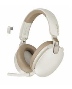 Купить Беспроводные/проводные наушники Aula A500 бежевый в Техноленде