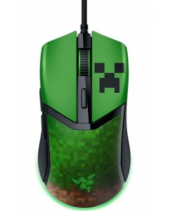 Купить Мышь проводная Razer Cobra - Minecraft Ed. [RZ01-04650200-R3M1] зеленый в Техноленде