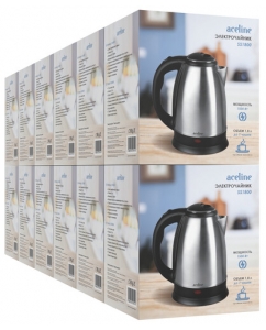 Купить Электрочайник Aceline SS1800 серебристый в Техноленде