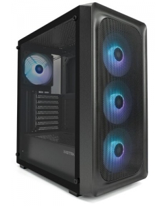 Купить Корпус XASTRA A407 4ARGB [A407-4FC12A] черный в Техноленде