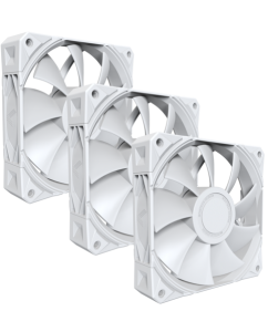 Купить Комплект вентиляторов Montech E28 PWM [E28 PWM (W) 3in1] белый в Техноленде