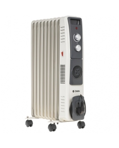 Купить Масляный обогреватель DELTA D12F-9 серый в Техноленде