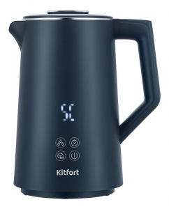Купить Электрочайник Kitfort КТ-8728 синий в Техноленде