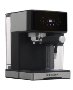 Купить Кофеварка рожковая Brayer 1146BR черный в Техноленде
