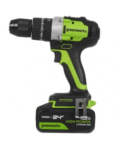 Купить Дрель-шуруповерт GreenWorks GD24DD60 24V в Техноленде