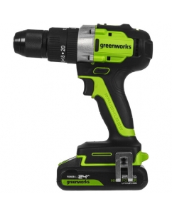 Купить Дрель-шуруповерт GreenWorks GD24DD60 24V в Техноленде