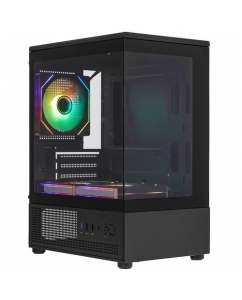 Купить Корпус XASTRA Q300M 3ARGB-FM-C6 [Q300M-3FM12A-C6] черный в Техноленде