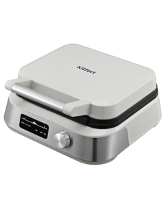 Купить Вафельница Kitfort КТ-4693 серебристый в Техноленде