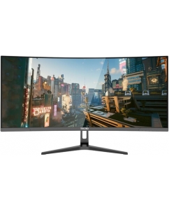 Купить 34" Монитор Tecno MegaView SE AXS34MK1 черный Curved 1500R, 180Hz, 3440x1440, VA, 1ms, 300cd/m2, HDMIx2, DP, 2x3W, Tilt в Техноленде